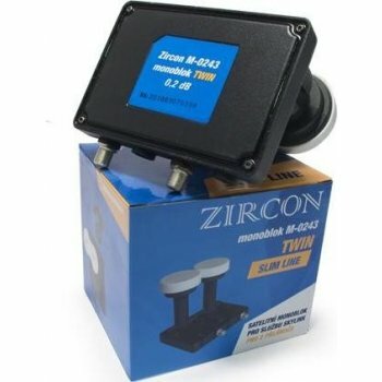 LNB - Zircon konvertor Monoblok Twin M-0243 Skylink Slim line LTE