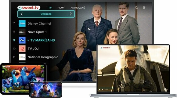 Sweet.tv 4K Android prijímač + predplatné 3 mesiace balík “L“ gratis