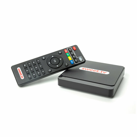 Sweet.tv 4K Android prijímač + predplatné 3 mesiace balík “L“ gratis
