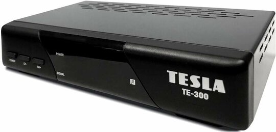 TESLA TE-300 - set-top box DVB-T2 (H.265/HEVC), ověřeno CRA