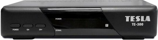 TESLA TE-300 - set-top box DVB-T2 (H.265/HEVC), ověřeno CRA